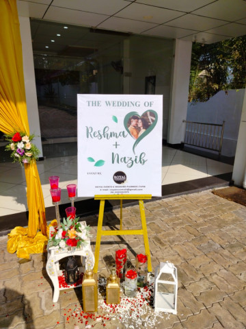 welcome board decor