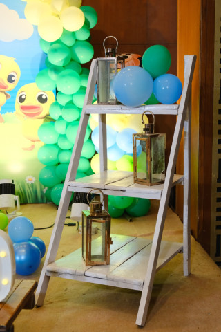 birthday event stage decor
