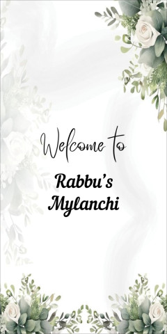 wedding welcome board design